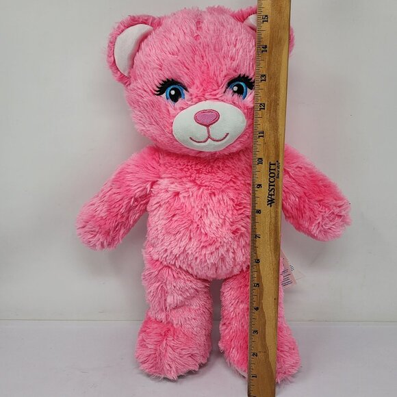 Build-A-Bear Workshop Barbie Pink 18" Plush Stuffed Teddy Bear Collectible - Picture 6 of 9